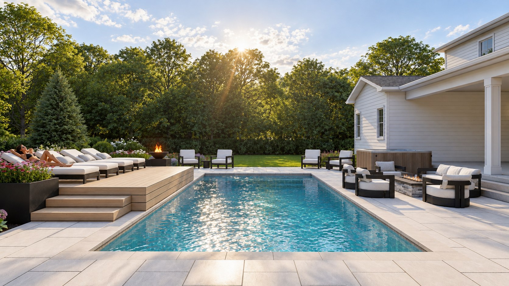 Poolside retreat · View 10