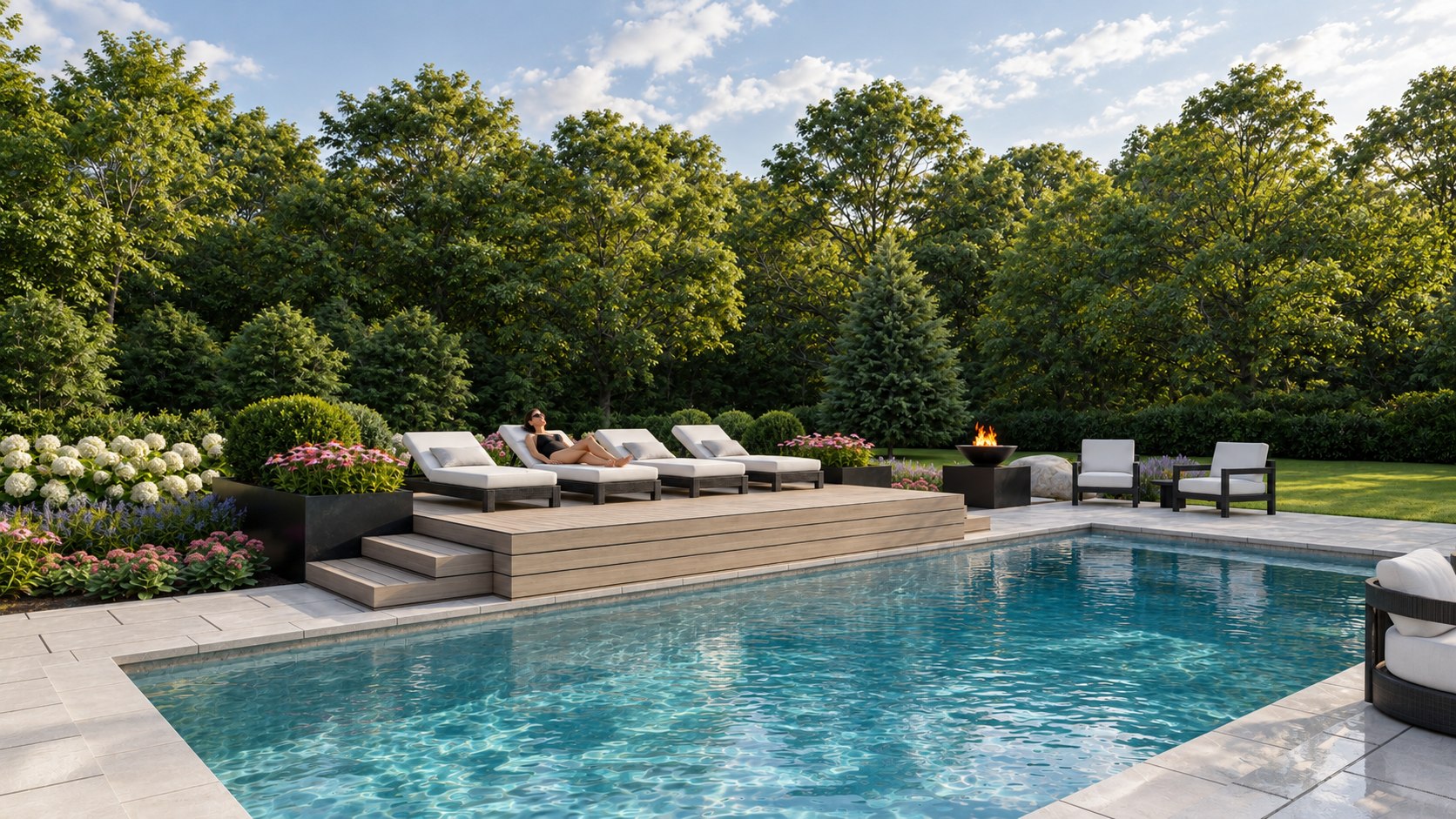 Poolside retreat · View 12