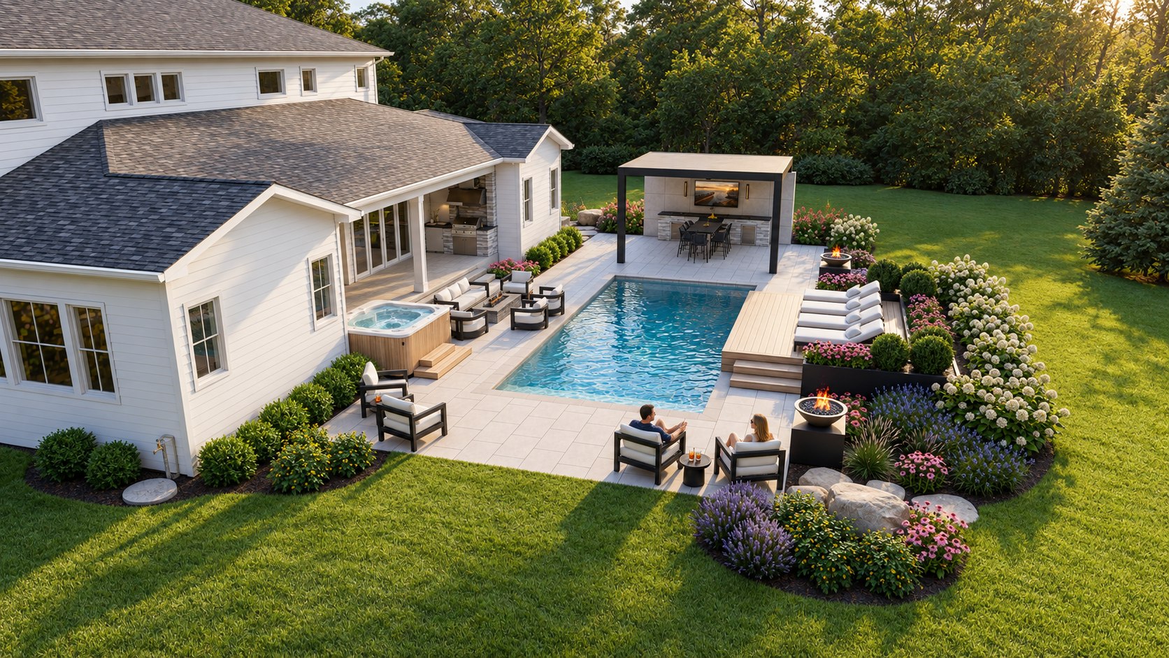 Poolside retreat · View 18