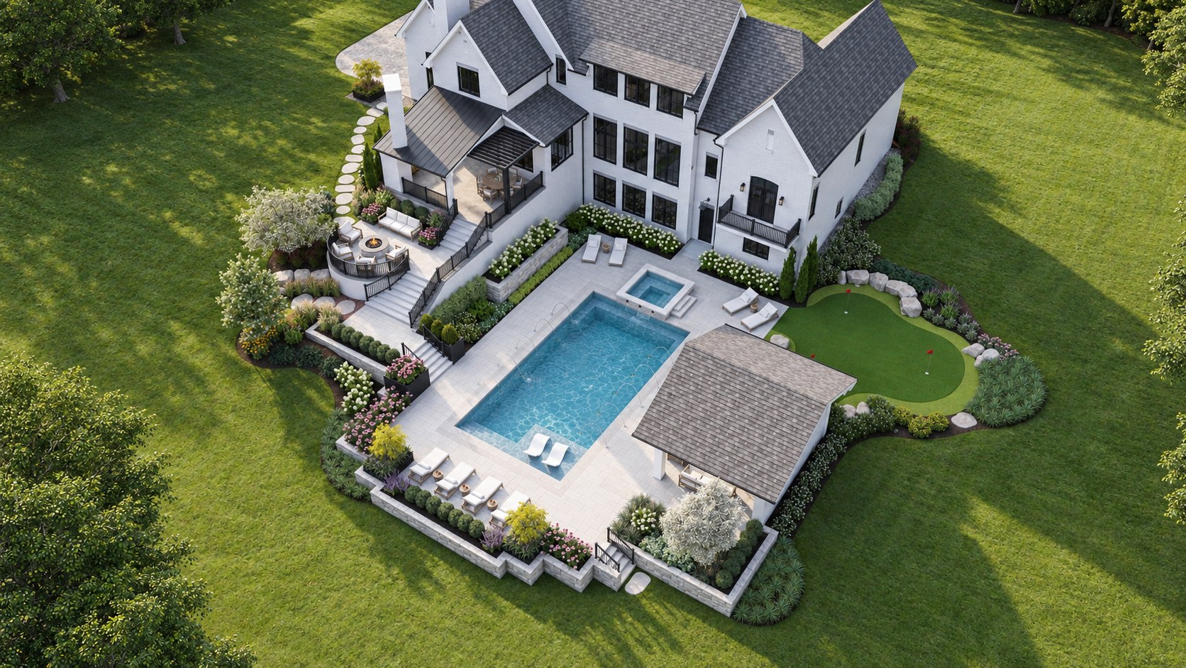 Garden across levels · View 35